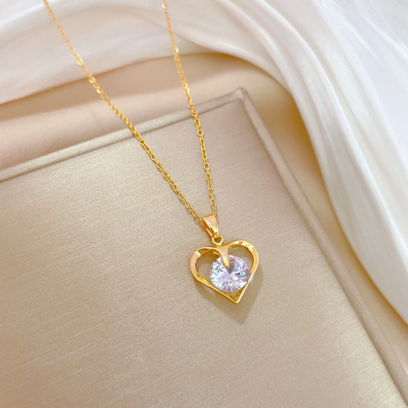 Love Necklace Female Titanium Steel Chain