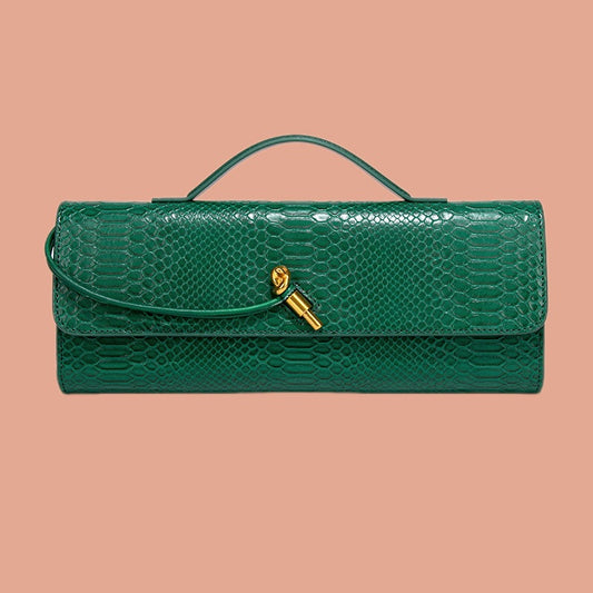 Women&#039;s Evening Bag In Hand Retro Stone Pattern Chinese Baguette Bag Organ All-match Single Shoulder Oblique